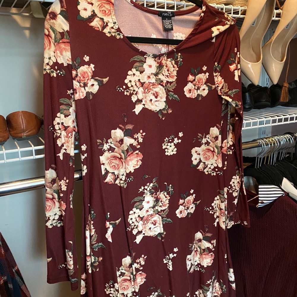 Flower midi dress